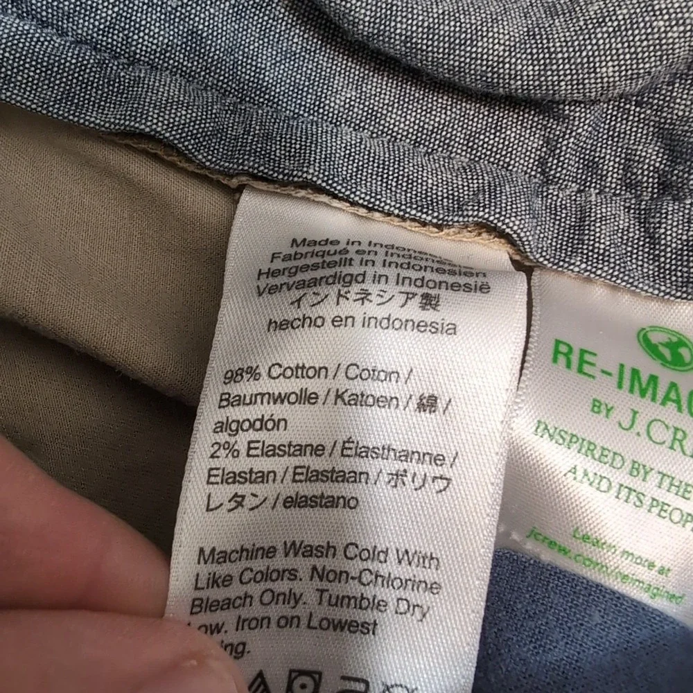 J Crew‎ Stretch Chino Shorts Men 32 8.5